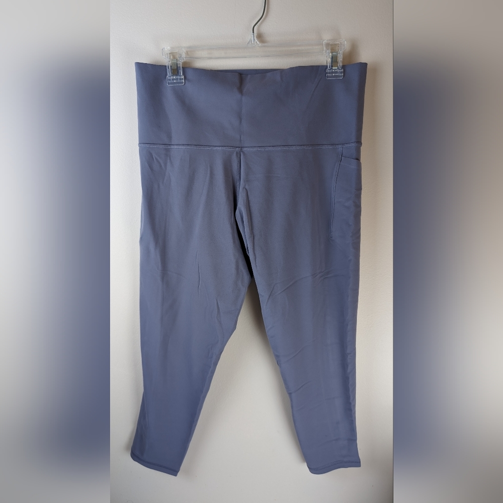 Athleta Salutation Stash Pocket II 7/8 Lilac Tights size 1X - Never Worn!